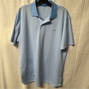 Southern Tide Sky Blue Striped Polo